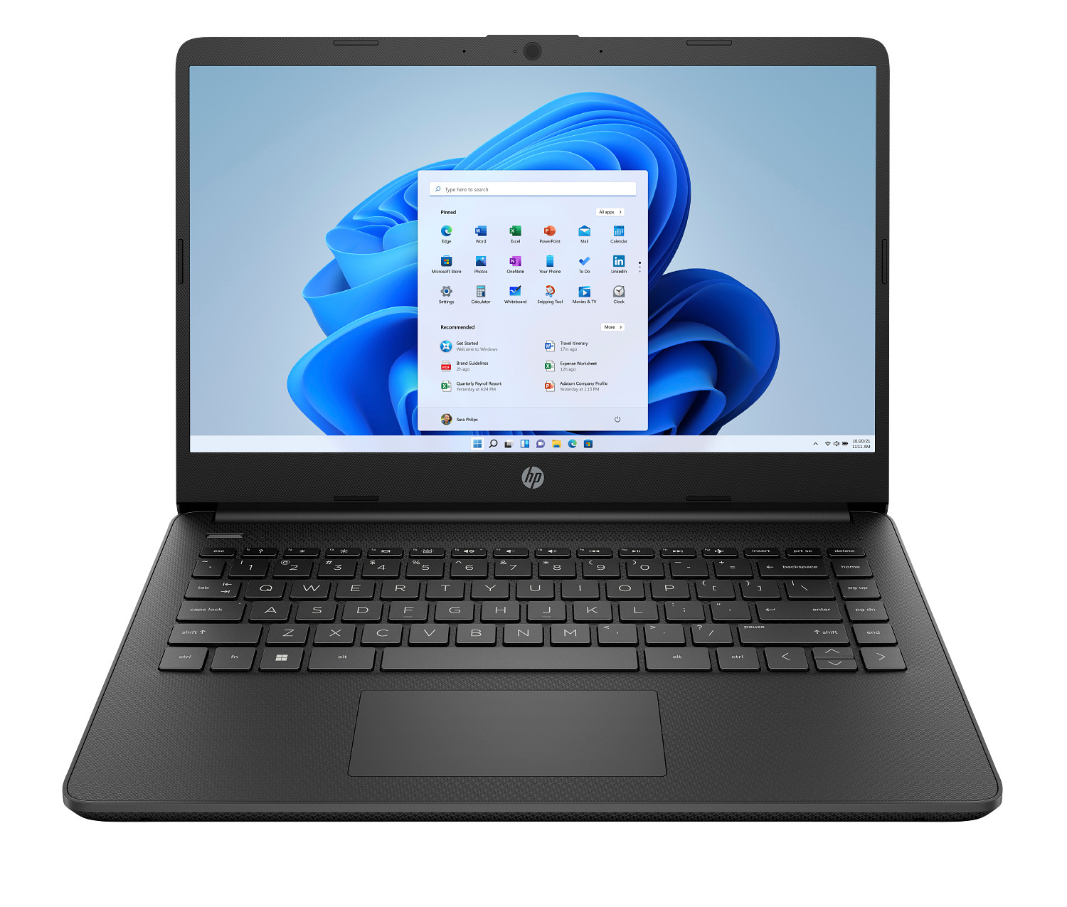 HP Essential Laptop Computer 14" HD Intel Celeron 4 GB memory; 64 GB eMMC