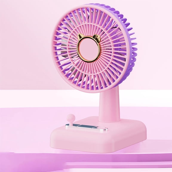 Portable Hand Held Fan USB Rechargeable Desktop Mini Fan Portable Small Fan Travel Camping Outdoor Use