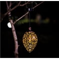 thumbnail image 3 of Luces solares colgantes, linterna solar LED, luces de jardín marroquíes, lámpara de Metal impermeable para exteriores, Patio, decoración colgante de porche, 3 of 5