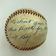 thumbnail image 5 of Gabby Hartnett Edd Roush Don Drysdale Signed Game Used Baseball From Bat Boy JSA, 5 of 10