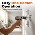 thumbnail image 3 of Drywall Repair Clips Kit with Screws,Stainless Steel Wall Patch Fasteners for 1/2" and 5/8" Panels,10/20/40/60PCS Sheetrock Hole Repair Patch Fasteners,for Hole Repair & DIY Home Improvement (10pc), 3 of 8