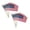 Red 12pc United States 250th Anniversary, variant on 12Pcs Small American USA Flags on Wooden Stick Mini United States Flag Hand Held Flag Decorations,3.94x5.91 Inch