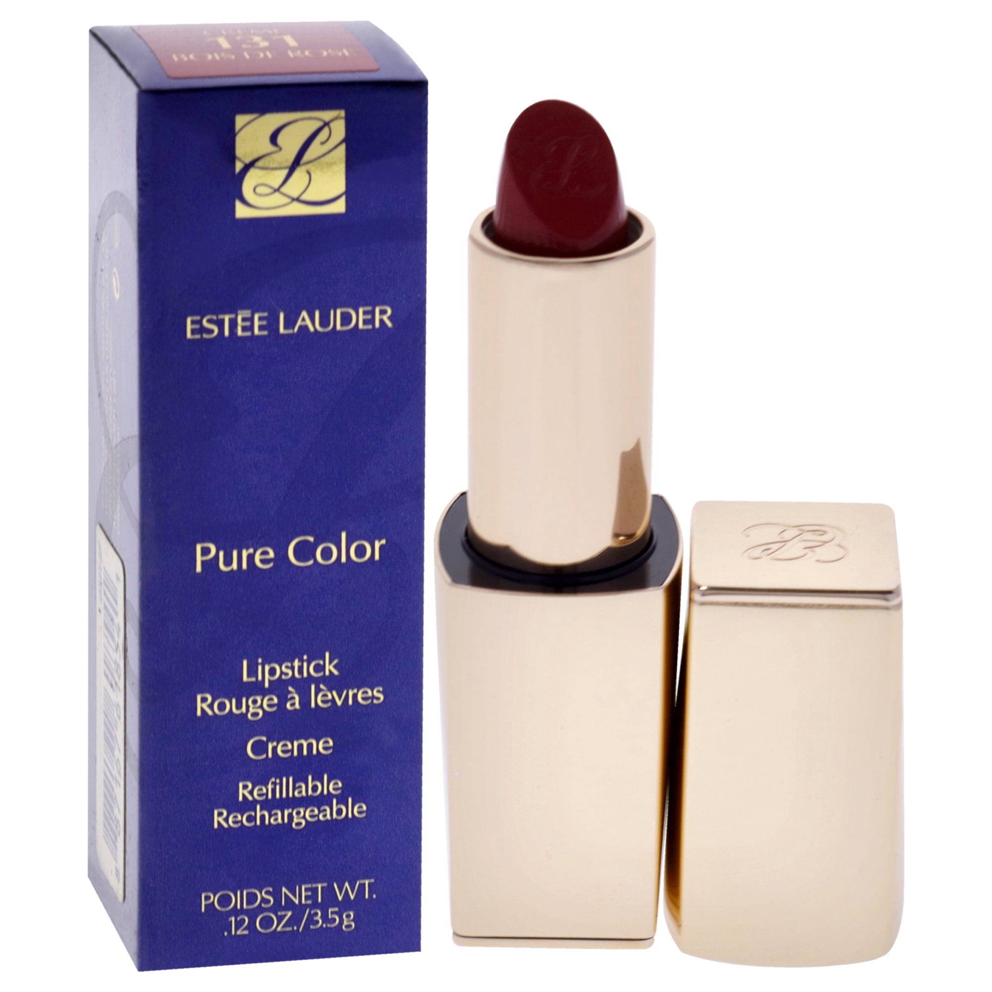 Estee Lauder Pure Color Creme Lipstick - 131 Bois De Rose , 0.12 oz Lipstick (Refillable)