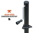 thumbnail image 4 of "Bastion Utility Trailer Jack with Handle & Stabilizer Pads, 5000lb Capacity, A-Frame, 14.8"" Travel, Powder Coated", 4 of 7