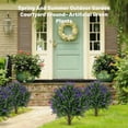thumbnail image 5 of Artificial Outdoor Ball Topiary Stake UV Resistant Faux Floral Sphere For Spring & Summer Garden Decor Patio Landscaping And Porch Decoration,Light Green, 5 of 5