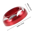 thumbnail image 2 of unbranded 20Ud Arandelas Decorativas De Aluminio Rojo Para Montaje De Licencia Motocicleta, 2 of 6