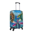thumbnail image 3 of Kll Little Sea Turtles Luggage Cover Suitcase Cover Suitcase Protector (Luggage not included)-Large, 3 of 8