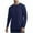 Blue, variant on SHTXOZHI Men's Workout Athletic T-Shirts Long Sleeve Crewneck Running Shirts Basic Tee for Gym Tennis
