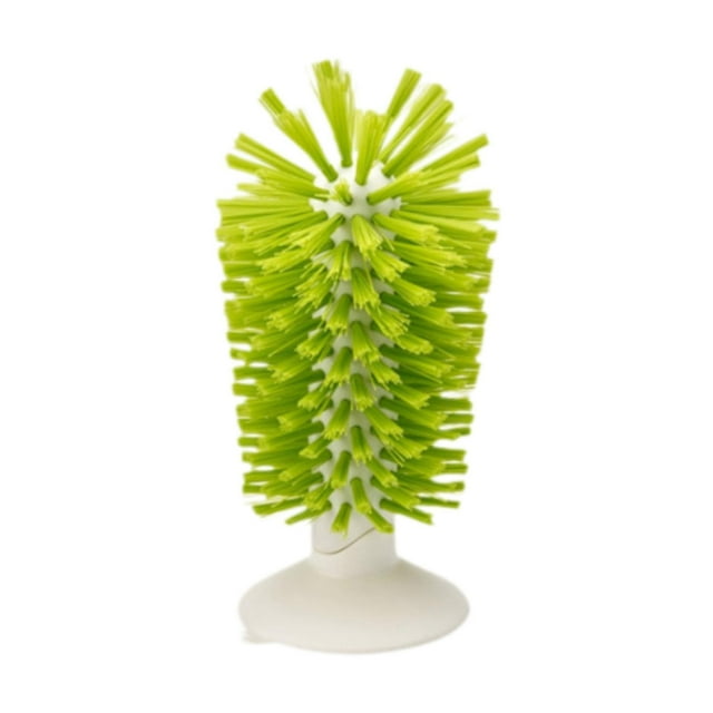Copa de vidrio Ravadora de cepillo con taza de succión PERCANTES en LA BOTELA DEL FUND BOTOR BOTOR BOTELTER Cleaner para tazas de cristalería Tazas Verde