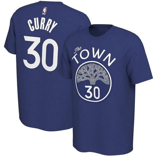 NBA Golden State Warriors clear number cotton T-shirt