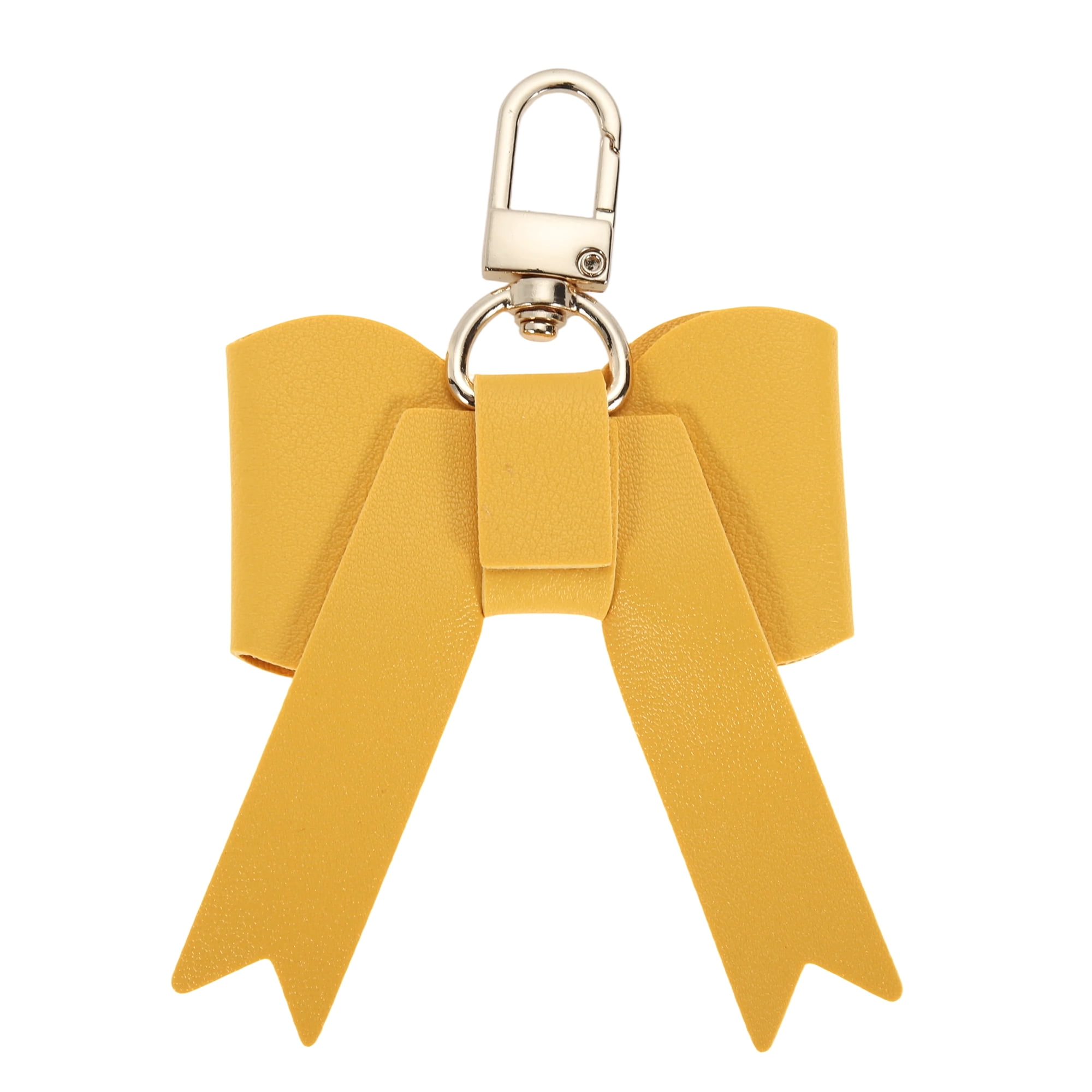 Unique Bargains Colorful Bow Handbag Charms for Gifts And Accessories Bright Yellow