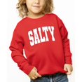 thumbnail image 3 of Salty Sweatshirt for Women, Teens & Girls Distressed Summer Beach Pullover Sweater Red Sweatshirt Youth Large, 3 of 6