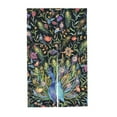 thumbnail image 7 of XMXT Japanese Noren Doorway Room Divider Curtain,Watercolor Flower Peacock Restaurant Closet Door Entrance Kitchen Curtains, 34 x 56 inches, 7 of 7