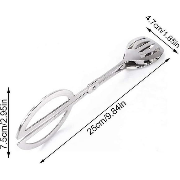 Stainless Steel Salad Tongs, Kitchen Tongs, Stainless Steel Serving Tongs