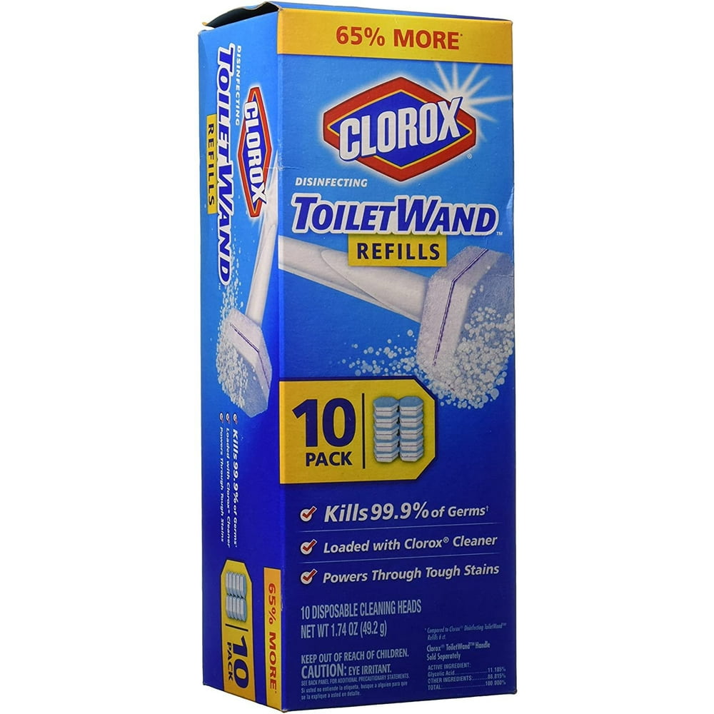 Clorox Toilet Wand Refill, 10 Count