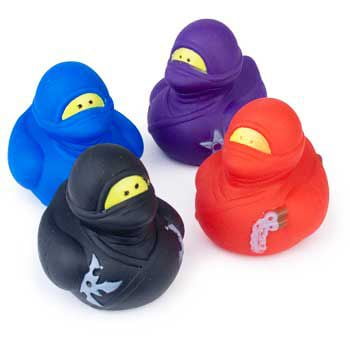 Ninja Rubber Ducks (12 pack) - Party Supplies