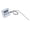 White, variant on LAZIOEGR Meat Thermometer Smart 3 Buttons Digital LED Display Oven Thermometer with Probe for Cooking Baking BBQ - Black