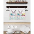 thumbnail image 3 of Easter Kitchen Dish Towels for Drying Dishes Set of 3, Spring Colorful Bunny Eggs Flowers Polka Dot Plaid Waffle Weave Microfiber Hand Tea Bathroom Towels Quick Dry & Absorbent Towel 15.7x23.6, 3 of 7