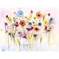 thumbnail image 2 of Johannesson, Karin 32x25 Black Ornate Wood Framed with Double Matting Museum Art Print Titled - Junes Flowers, 2 of 4