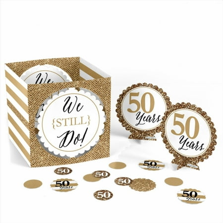 We Still Do 50th Wedding Anniversary Party Centerpiece We Still Do 50th Wedding Anniversary Party Centerpiece