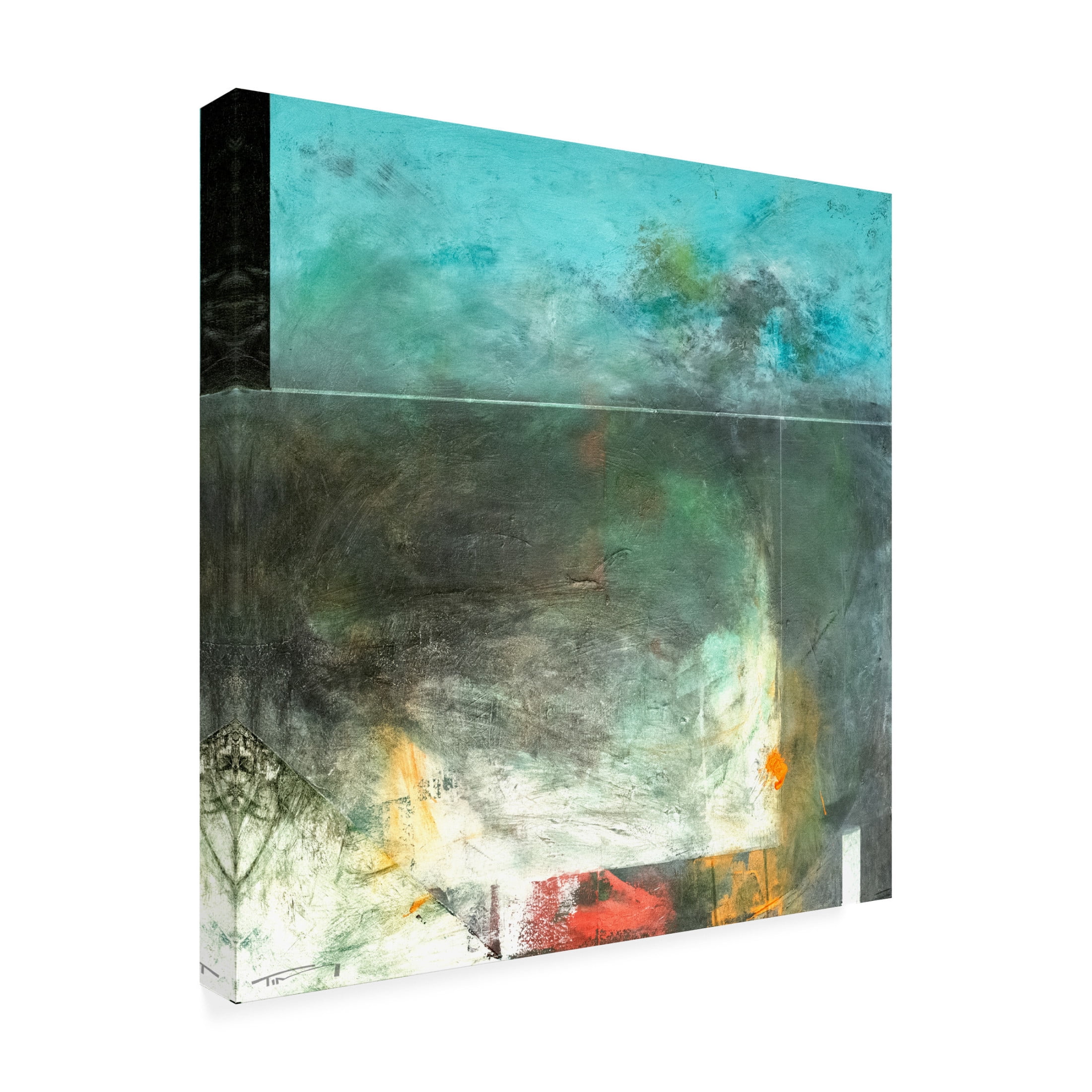 Canvas Wall Art - Tim Nyberg 'Pompeii' Wall Art for Living Room, Bedroom, or Office Décor by Trademark Fine Art - 35 x 35 Inches