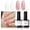 White Nude Pink, variant on modelones Gel Nail Polish Set 2 Pcs 15 ML French Manicure White Nude Pink Jelly Gel Polish Translucent Soak Off UV French Tip Gel Polish Nail Art DIY Manicure At Home For Women Girls