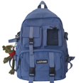 thumbnail image 1 of Mochila de nailon para hombre y mujer, morral de viaje de malla para estudiantes, mochila escolar para ordenador portátil, a la moda xuanjing unisex, 1 of 2