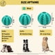 thumbnail image 4 of Pelota de juguete para perros (6 CM, AZUL)-Juguetes interactivos para el aburrimiento para perros-Juguetes educativos para perros-Limpieza dental JM, 4 of 5