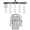 thumbnail image 7 of KOGMO Womens 3/4 Sleeve Solid Basic Drape Top Side Shirring Tunic (S-3X), 7 of 7