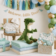 HollyHOME 10 Green Plush T-Rex Dinosaur Stuffed Animal Toy for Kids Gift