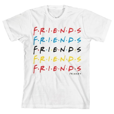 

Friends TV Show Repeat Logo Toddler Boy s White T-shirt-3T