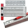INCRA 18" Precision Ruler Set - Marking, T-Rule and Bend Rule + Marking Pencil