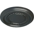 thumbnail image 3 of Ekena Millwork 12 5/8"OD x 1 1/8"P Federal Roped Small Ceiling Medallion (Fits Canopies up to 6"), Hand-Painted Pewter, 3 of 7