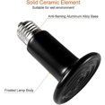 thumbnail image 3 of SHAR 100W Ceramic Infrared Heating Bulb for Pets - Reptile Lamp for Amphibians, Snakes, Birds, Turtles, 3 of 5