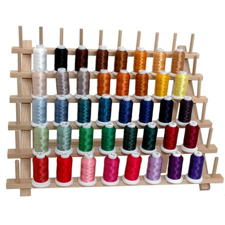 Robison Anton Embroidery Thread - Threadart Polyester Embroidery Thread 40 Spools 500m - Vibrant Colors