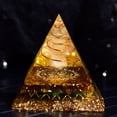 thumbnail image 3 of Ogen Pyramid Torre Cristal Natural Curación Energética Reiki Chakra 5 CM (A) Ogen Pyramid Copper Wire A, 3 of 9