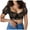 Black, variant on Xudanell women 1pc underwire lingerie lace vest women's elegant dirndl blouse dirndl blouse lace blouse Formal Summer Sexy Crop Top (Black,S)