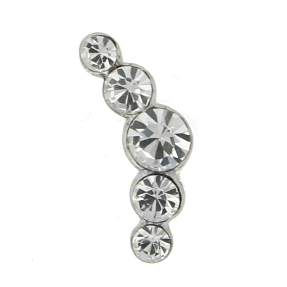 Mi Amore 925 Sterling Silver 16G Helix Externally Threaded BodyJewelry