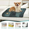 thumbnail image 6 of Qxltty Black Cat Night Scene Cat litter Pads Pet Set of 3 Diaper Mats Center Anti-leakage Layer Absorbent Soft and Comfortable, 6 of 7