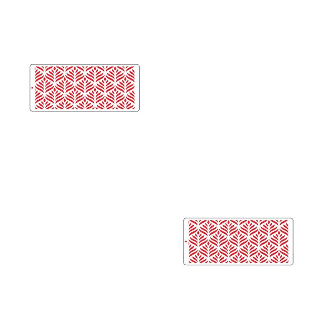 yingyy Party Cake Fondant Plastic Stencil Reusable Foldable Border Sugar Sieve Mould Icing Template Baking Tool Home Bakeware JY-6155 2Set
