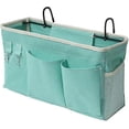 thumbnail image 1 of Bedside Caddy/Bedside Storage Bag Hanging Organizer for Bunk and Hospital Beds,Dorm Rooms Bed Rails Green, 1 of 5