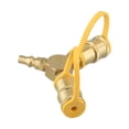 thumbnail image 5 of 1Pcs 1/4" Rv Propane Quick Connect Y Splitter Adapter For Trailer Rv Hose - Random color, 5 of 5