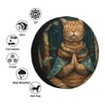 thumbnail image 4 of Yiaed Surreal Meditating Cat 标题-16 inch, 4 of 6