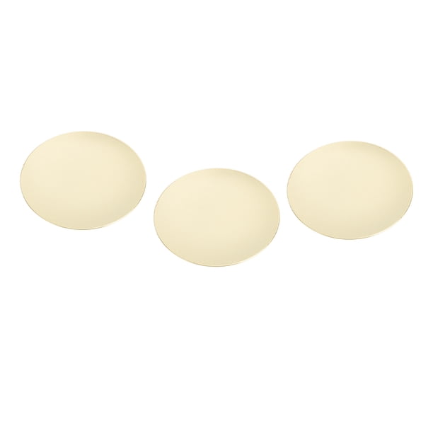 Soporte de Velas, decorativo 3pcs Adorno de Mesa Placa de Hierro Soporte de Vela para Casa