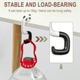 thumbnail image 1 of Mefallenssiah Folding Hook Punch-Free Desk Surface Removable Key Hanger Student Desk Side Bag Hook, 1 of 7