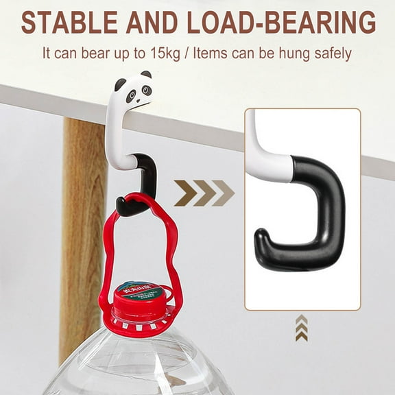 Needhep Hanging Wall Hooks With Adhesive Strips Broom And Mop Grippers Wall Hook, Heavy Duty Single Double Slatwall Hooks Heavy Duty Stainless Wall Hook For Towel, For Glass Door (White)