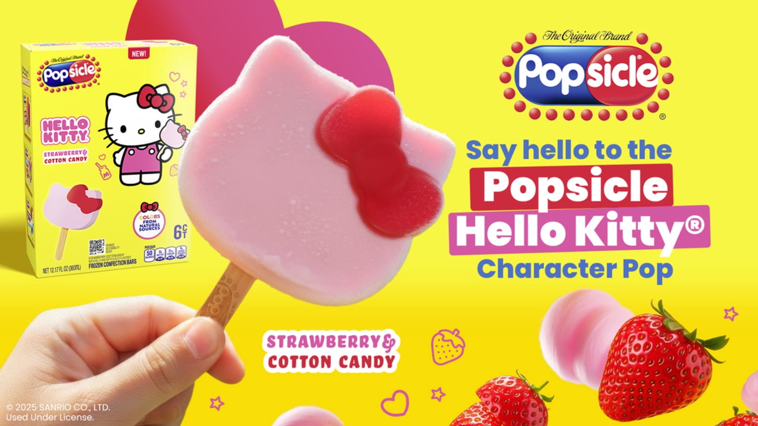 Popsicle Ice Cream Kitty Facepiece 6 PK