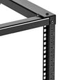 thumbnail image 2 of NavePoint 6U Open Frame Wall Mount Server Rack for 19" Networking IT Equipment & A/V Gear,  24.81" Depth, 132 lbs Weight Capacity, 12-24 Threaded, 2 of 5