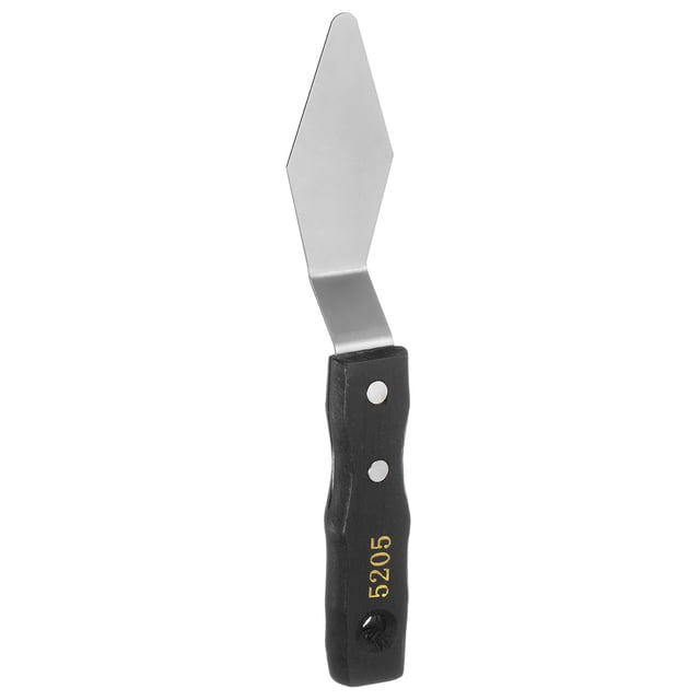 Uxcell No.5205 Cuchillo de paleta de pintura Espátula puntiaguda de acero inoxidable