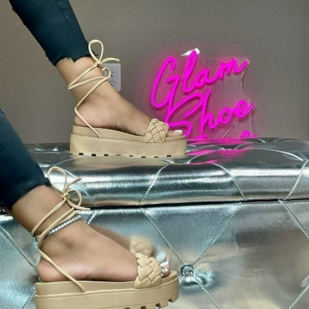 

Qepwscx Sandal For Women Dressy Sandal For Women Dressy Comfortable 2021 New Beach Open Toe Comfortable Strappy Platform Sandals Women S Shoes Sandal For Women Outdoor